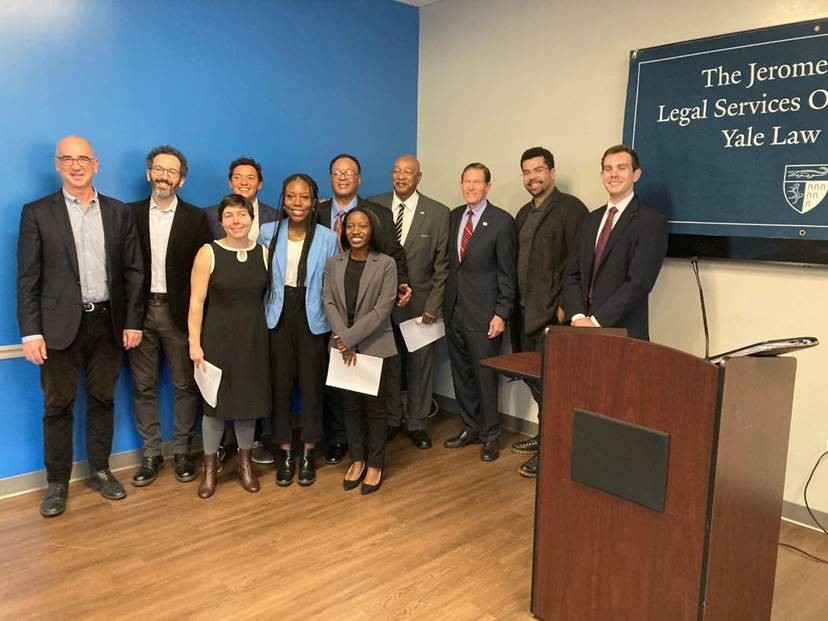 Blumenthal, a member of the Senate Armed Services Committee, joined Conley Monk Jr., a Black veteran of the Marines Corps, and the Yale Law School Veterans Legal Services Clinic to announce a lawsuit against the Department of Veterans Affairs (VA) for failing to address longstanding racial disparities in veterans’ benefits. 